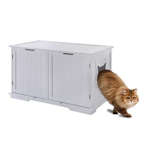 X-Large Cat Washroom Bench Litter Box Enclosure | Litter Box Furniture