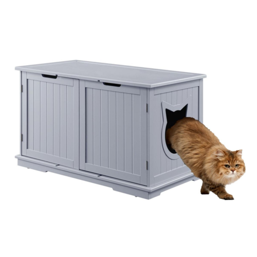 X-Large Cat Washroom Bench Litter Box Enclosure | Litter Box Furniture