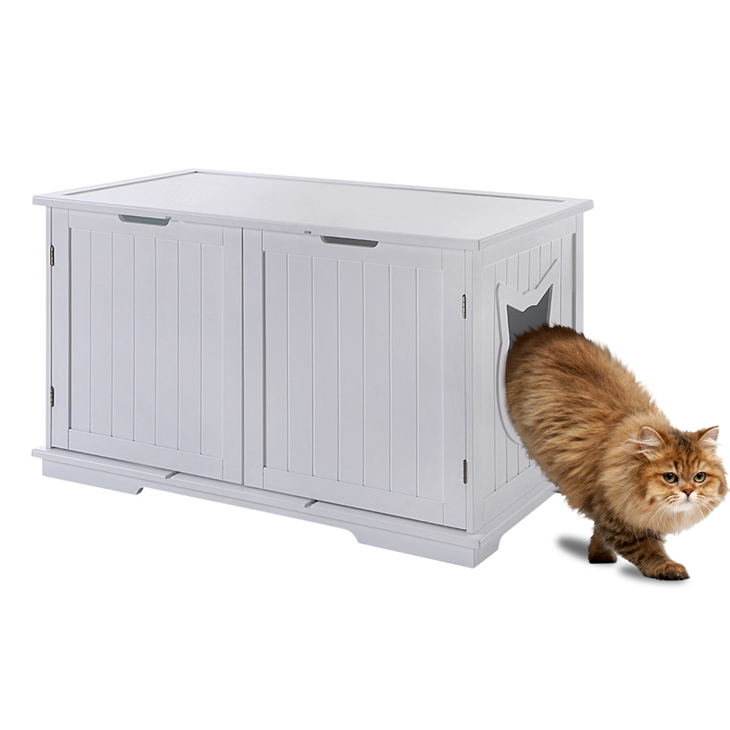 X-Large Cat Washroom Bench Litter Box Enclosure | Litter Box Furniture
